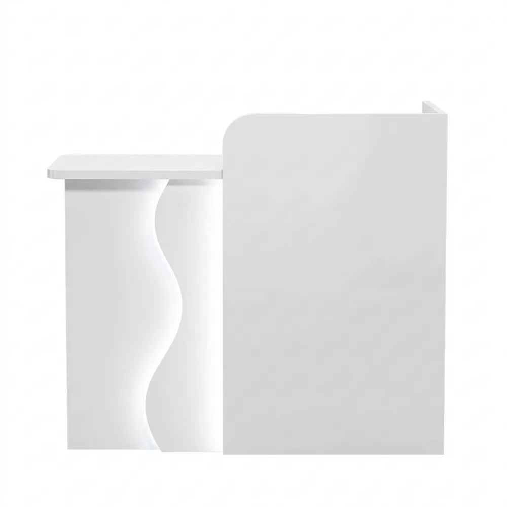 Moderne Empfangstheke für Büro und Salon, kompakter Rezeptionstisch mit Schubladen