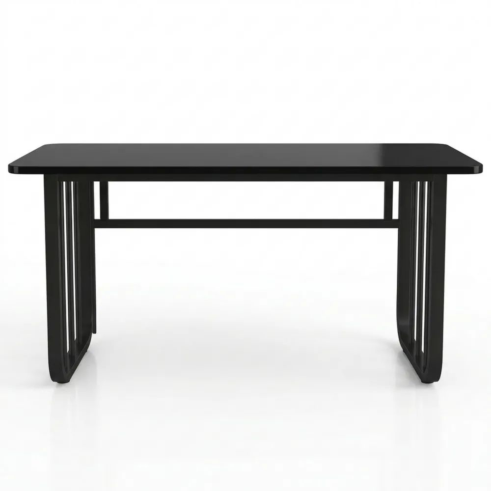 Moderner Schreibtisch für Büro und Zuhause, 110 x 60 cm, Metallrahmen