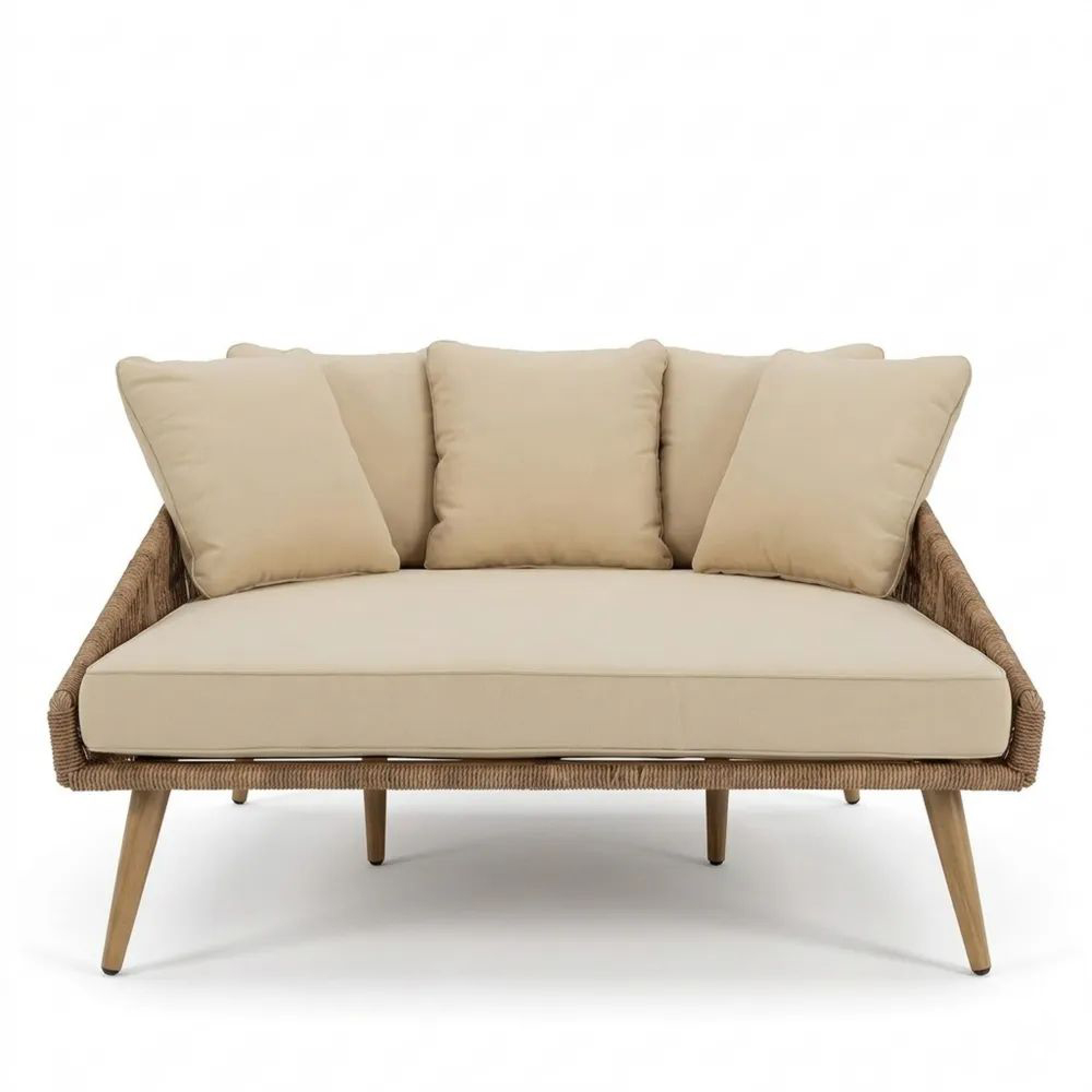 Multifunktionale Outdoor-Lounge für Garten und Balkon, wetterfeste Relaxliege