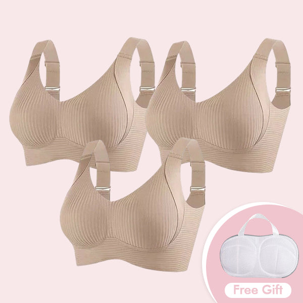 🎁 VAIN TÄNÄÄN: Osta 1 rintaliivit, saat 3 + ILMAINEN pesupussi!🔥Erittäin tukevat liivit | Push-up-liivit ilman kaaritukea👍Ei enää rintojen veltostumista