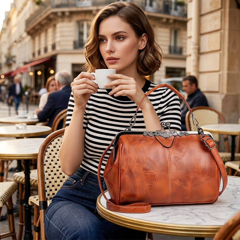 👜 2026 Uusi Retromuoti-klipsilaukku👛 Tyylikkyyttä ja käytännöllisyyttä!