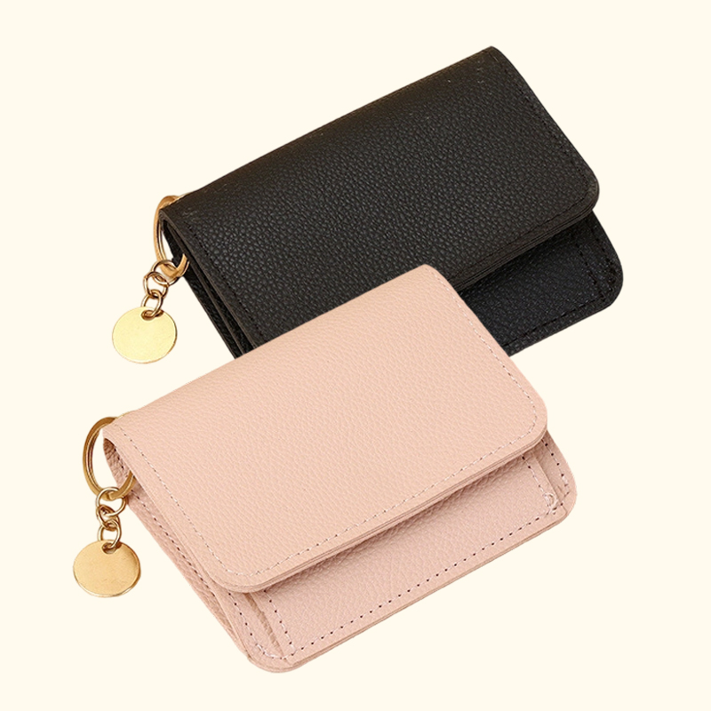 💖Osta 1, Saat 1 Ilmaiseksi!! ✨Vain 18,99 €!!💕 RFID Lompakko Naisille – Tyylikäs Korttikotelo Avainrenkaalla & Kolikkokukkaro