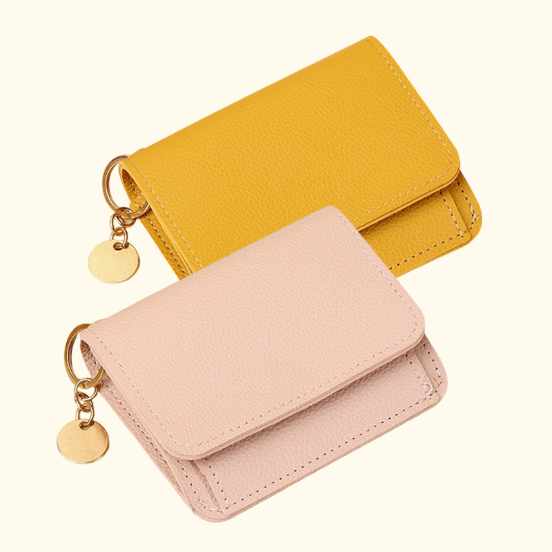 💖Osta 1, Saat 1 Ilmaiseksi!! ✨Vain 18,99 €!!💕 RFID Lompakko Naisille – Tyylikäs Korttikotelo Avainrenkaalla & Kolikkokukkaro