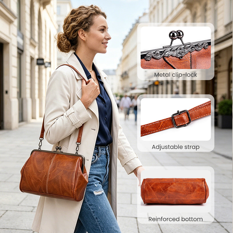 👜 2026 Uusi Retromuoti-klipsilaukku👛 Tyylikkyyttä ja käytännöllisyyttä!