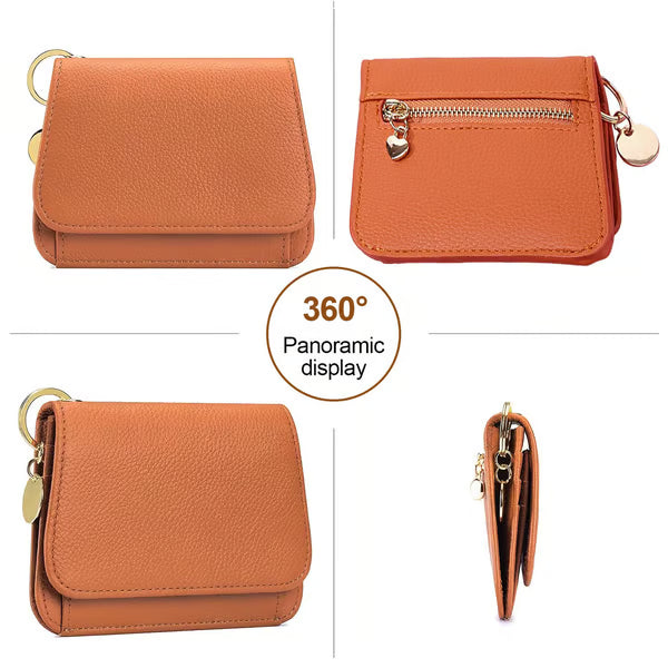💖Osta 1, Saat 1 Ilmaiseksi!! ✨Vain 8,99 £!!💕 RFID Lompakko Naisille – Tyylikäs Korttikotelo Avainrenkaalla & Kolikkokukkaro