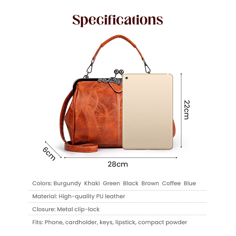 👜 2026 Uusi Retromuoti-klipsilaukku👛 Tyylikkyyttä ja käytännöllisyyttä!