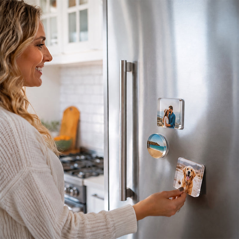 🧲 DIY-Magneettisetti Jääkaappimagneettien Valmistukseen Kirkkaalla Akryylilla
