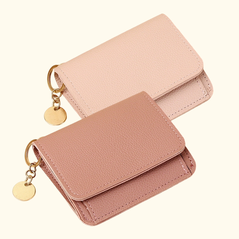 💖Osta 1, Saat 1 Ilmaiseksi!! ✨Vain 18,99 €!!💕 RFID Lompakko Naisille – Tyylikäs Korttikotelo Avainrenkaalla & Kolikkokukkaro