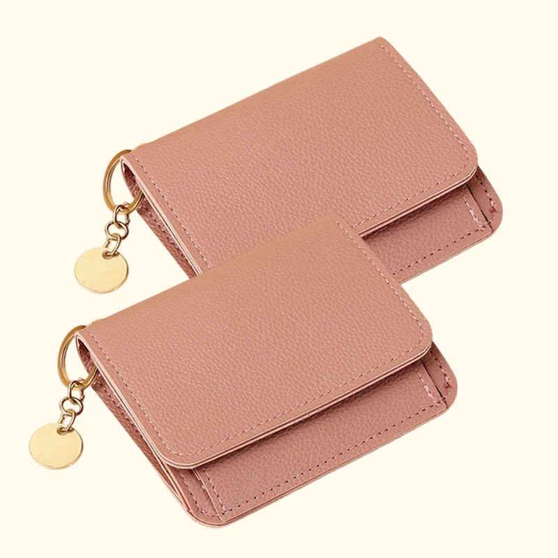 💖Osta 1, Saat 1 Ilmaiseksi!! ✨Vain 18,99 €!!💕 RFID Lompakko Naisille – Tyylikäs Korttikotelo Avainrenkaalla & Kolikkokukkaro