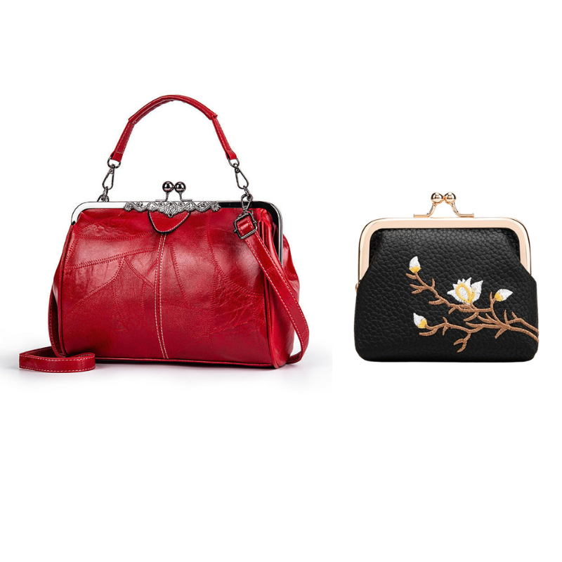 👜 2026 Uusi Retromuoti-klipsilaukku👛 Tyylikkyyttä ja käytännöllisyyttä!