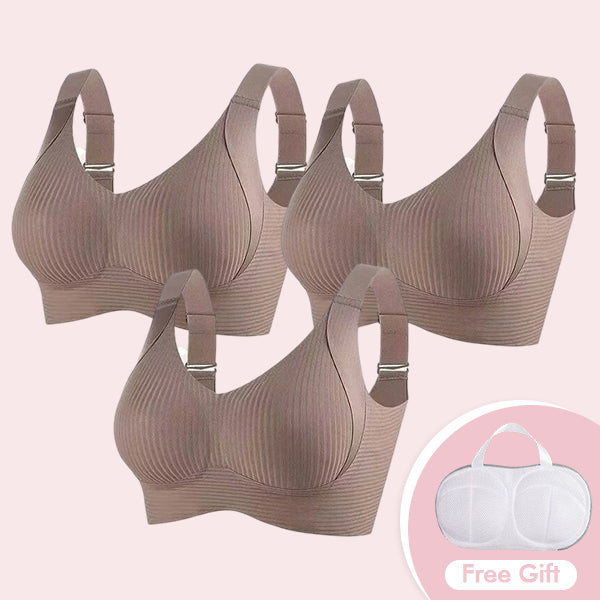 🎁 VAIN TÄNÄÄN: Osta 1 rintaliivit, saat 3 + ILMAINEN pesupussi!🔥Erittäin tukevat liivit | Push-up-liivit ilman kaaritukea👍Ei enää rintojen veltostumista