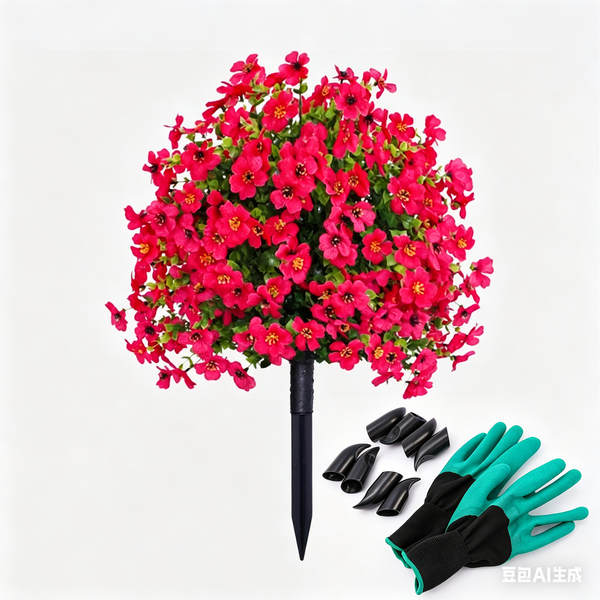 Ikuisesti kukkiva puutarha: Säänkestävä orvokki-asetelma maapiikillä