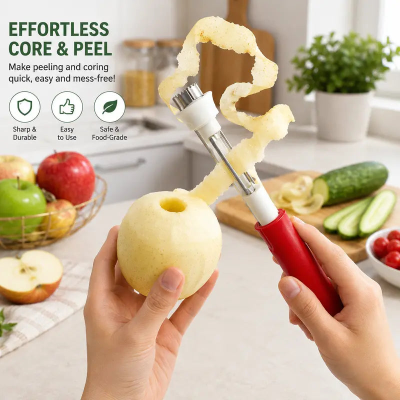 🍓 Monikäyttöinen Hedelmien Siemenkodan Poistaja – Yksi Työkalu Kaikille Lempitaskullesi! 🍎✨