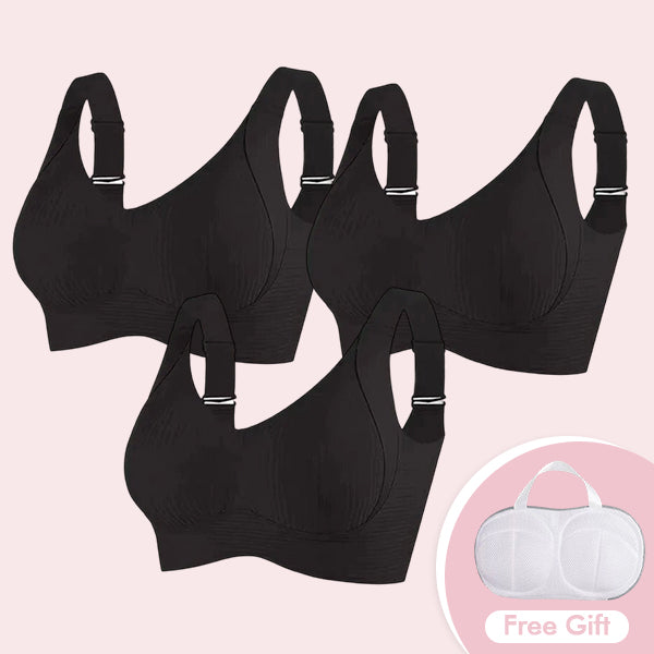 🎁 VAIN TÄNÄÄN: Osta 1 rintaliivit, saat 3 + ILMAINEN pesupussi!🔥Erittäin tukevat liivit | Push-up-liivit ilman kaaritukea👍Ei enää rintojen veltostumista