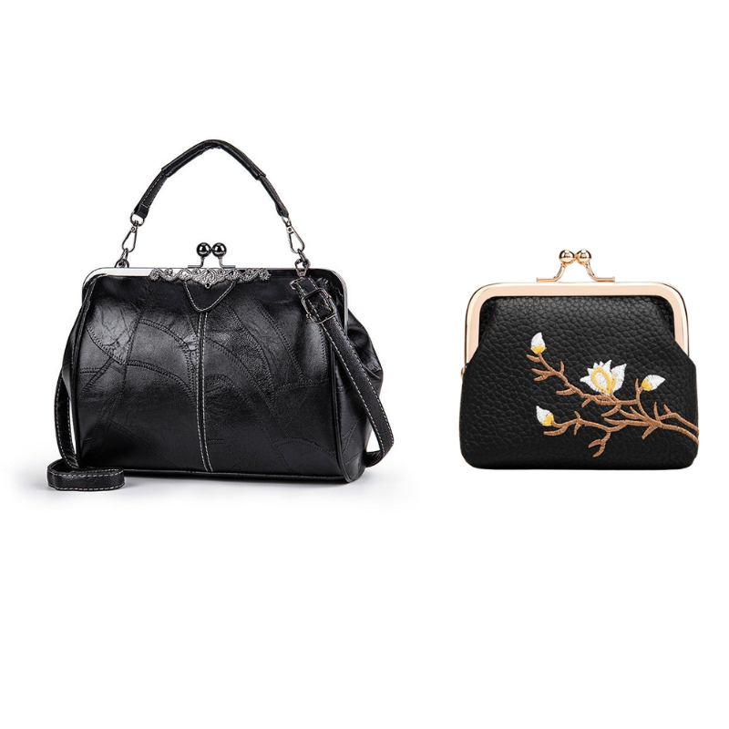 👜 2026 Uusi Retromuoti-klipsilaukku👛 Tyylikkyyttä ja käytännöllisyyttä!