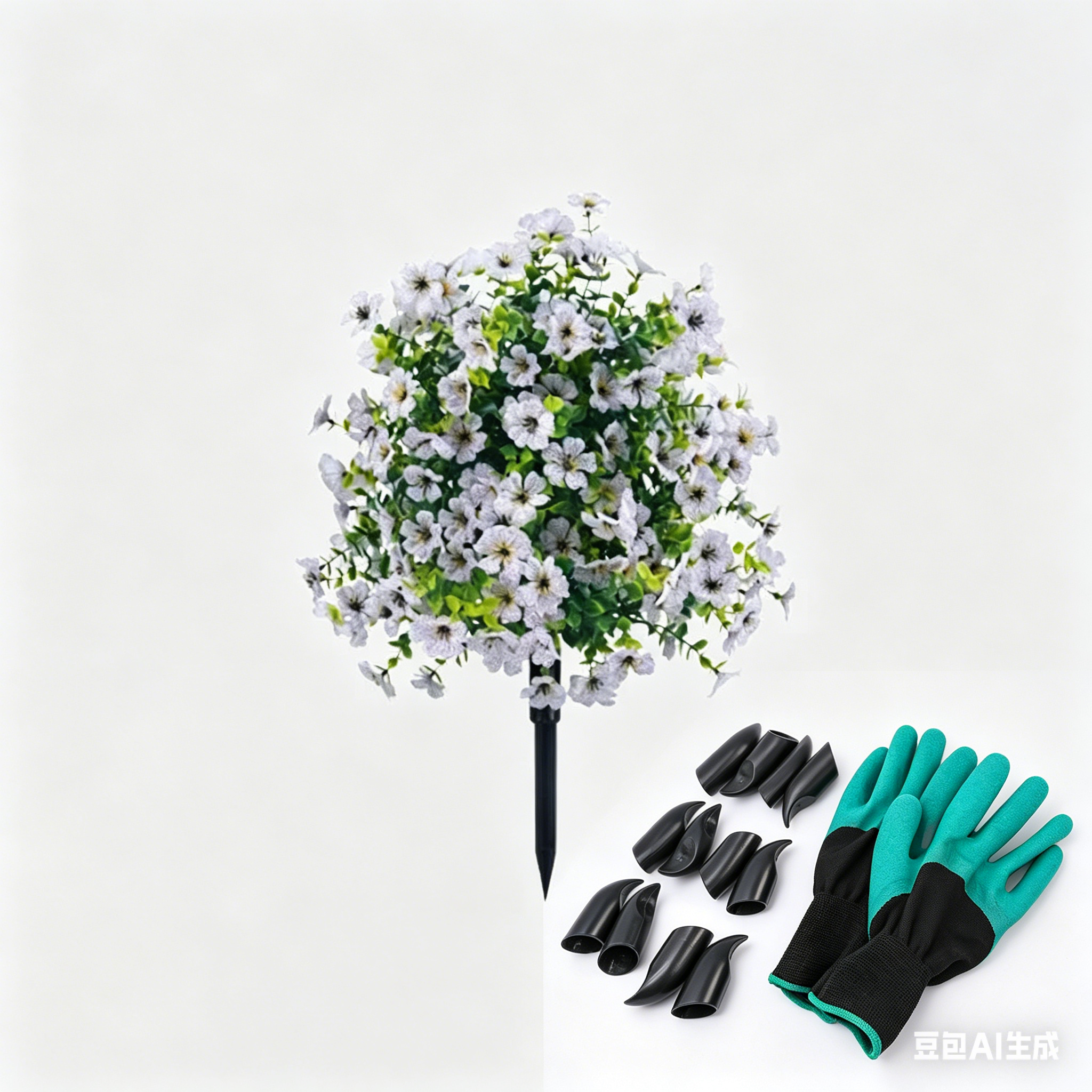 Ikuisesti kukkiva puutarha: Säänkestävä orvokki-asetelma maapiikillä