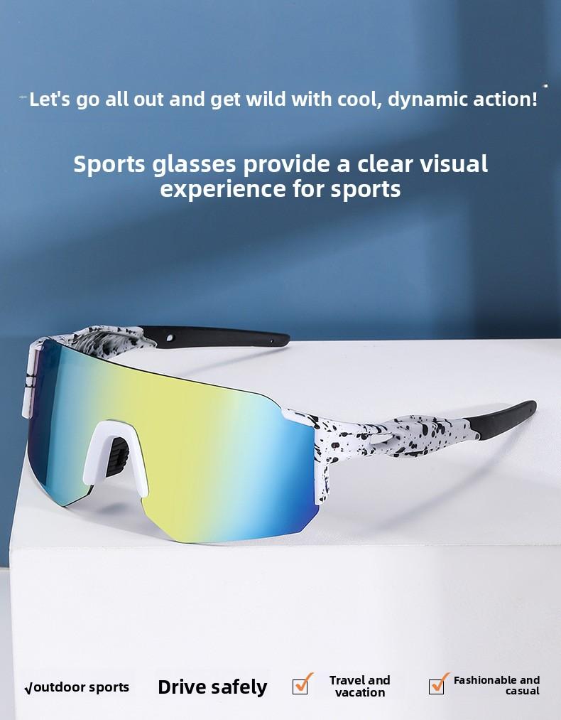 Cycling Glasses - Colorful Windproof UV400 Sports Glasses for Outdoor Fishing, Mountain Bike, Road Cycling & Bicycle Eyewear