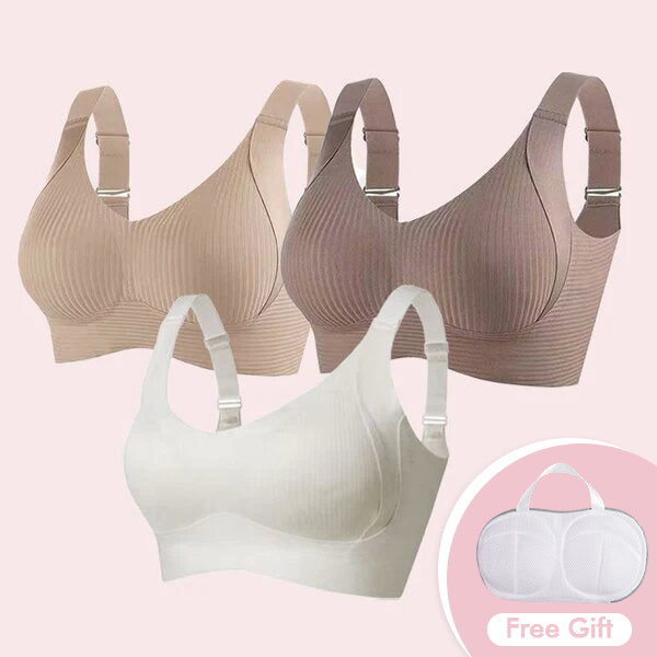 🎁 VAIN TÄNÄÄN: Osta 1 rintaliivit, saat 3 + ILMAINEN pesupussi!🔥Erittäin tukevat liivit | Push-up-liivit ilman kaaritukea👍Ei enää rintojen veltostumista