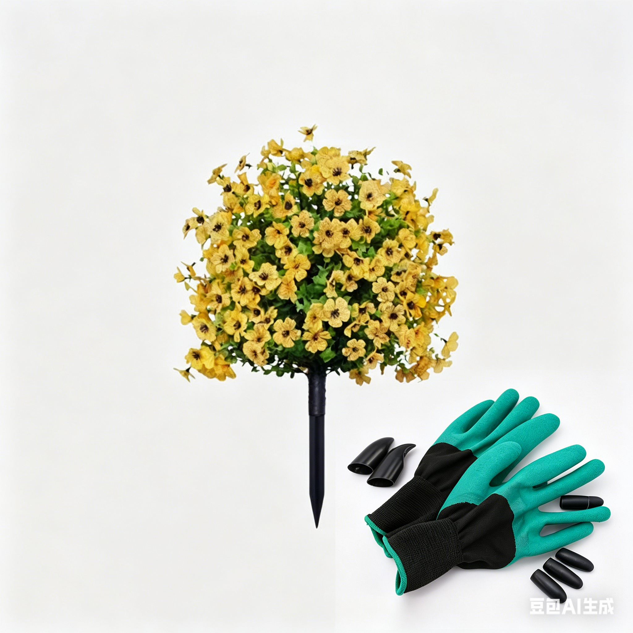 Ikuisesti kukkiva puutarha: Säänkestävä orvokki-asetelma maapiikillä