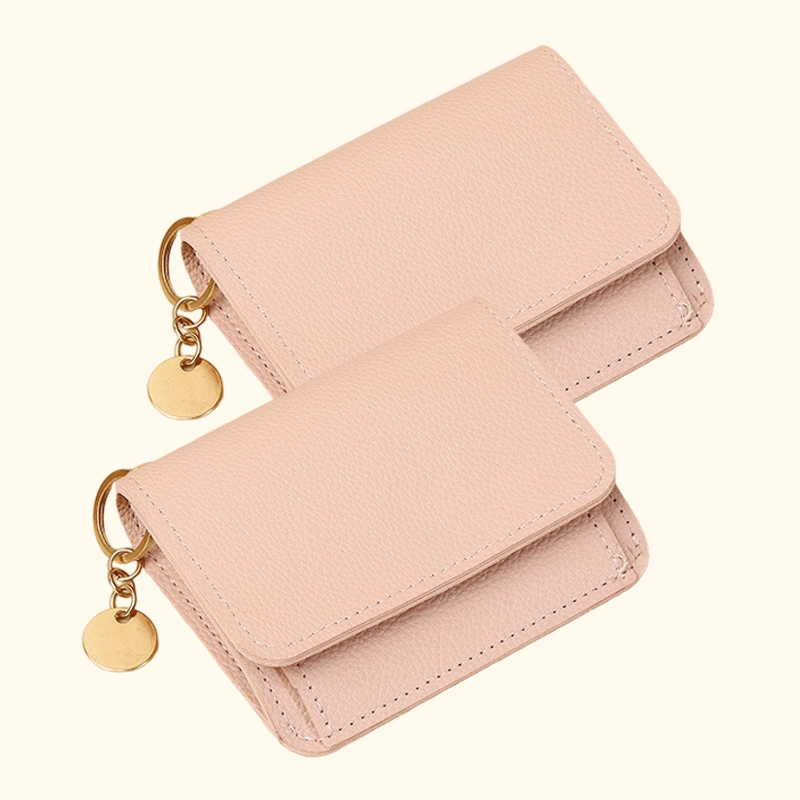 💖Osta 1, Saat 1 Ilmaiseksi!! ✨Vain 18,99 €!!💕 RFID Lompakko Naisille – Tyylikäs Korttikotelo Avainrenkaalla & Kolikkokukkaro