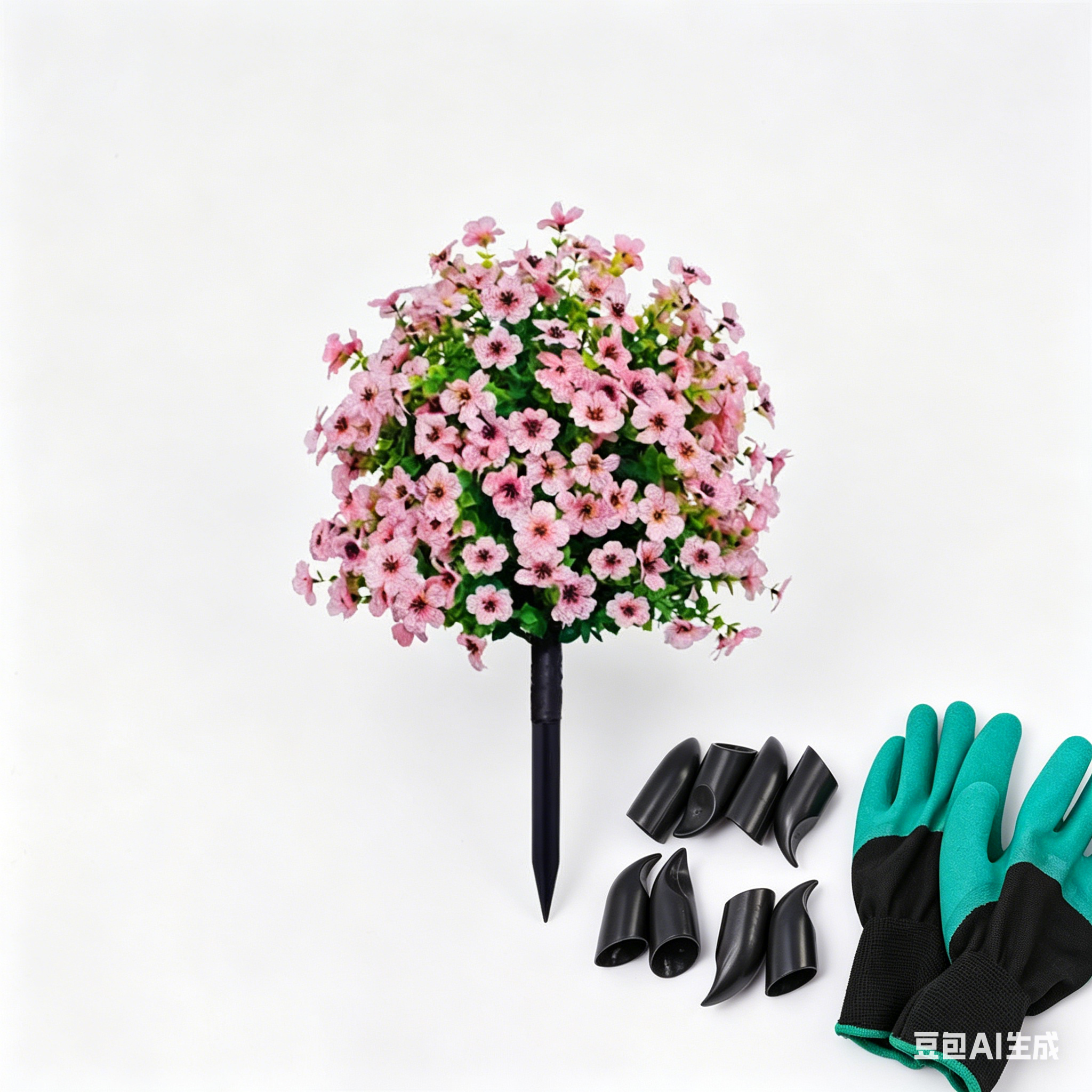 Ikuisesti kukkiva puutarha: Säänkestävä orvokki-asetelma maapiikillä