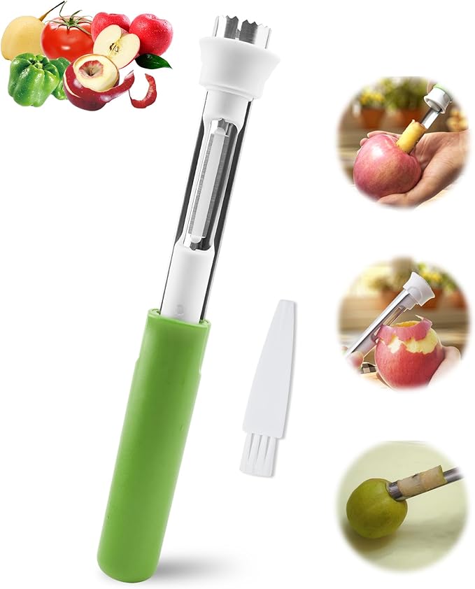 🍓 Monikäyttöinen Hedelmien Siemenkodan Poistaja – Yksi Työkalu Kaikille Lempitaskullesi! 🍎✨