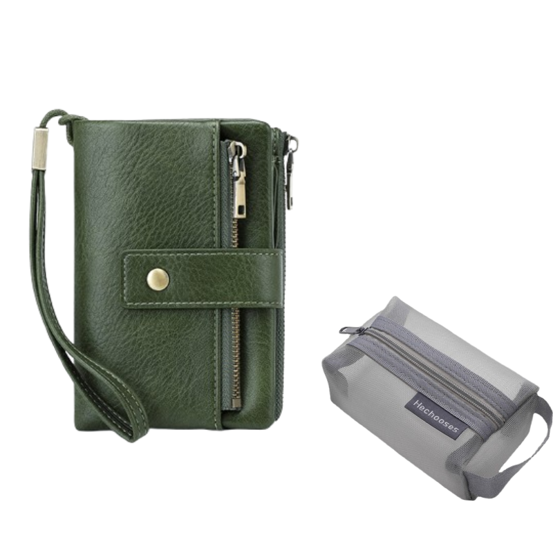 🔥 Rajoitetun ajan tarjous – Naisten retrotyylinen RFID-suojattu kolminkertainen lompakko