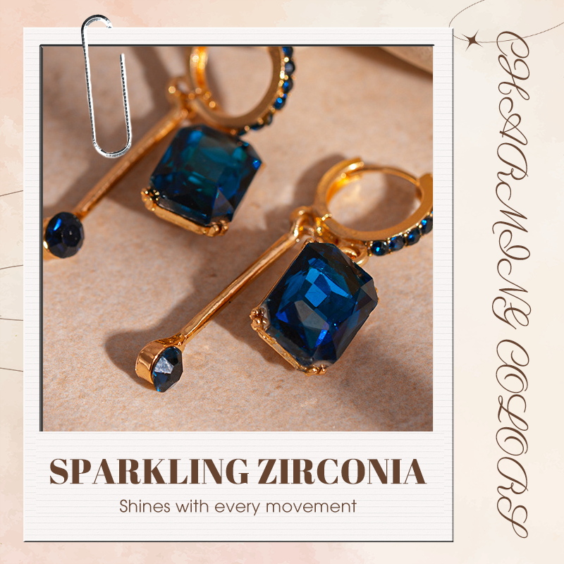 💎 LIMITED TIME 50% OFF! ✨ Vintage Synthetic Diamond Drop Earrings – Clip-On, Elegant Dangle ✨