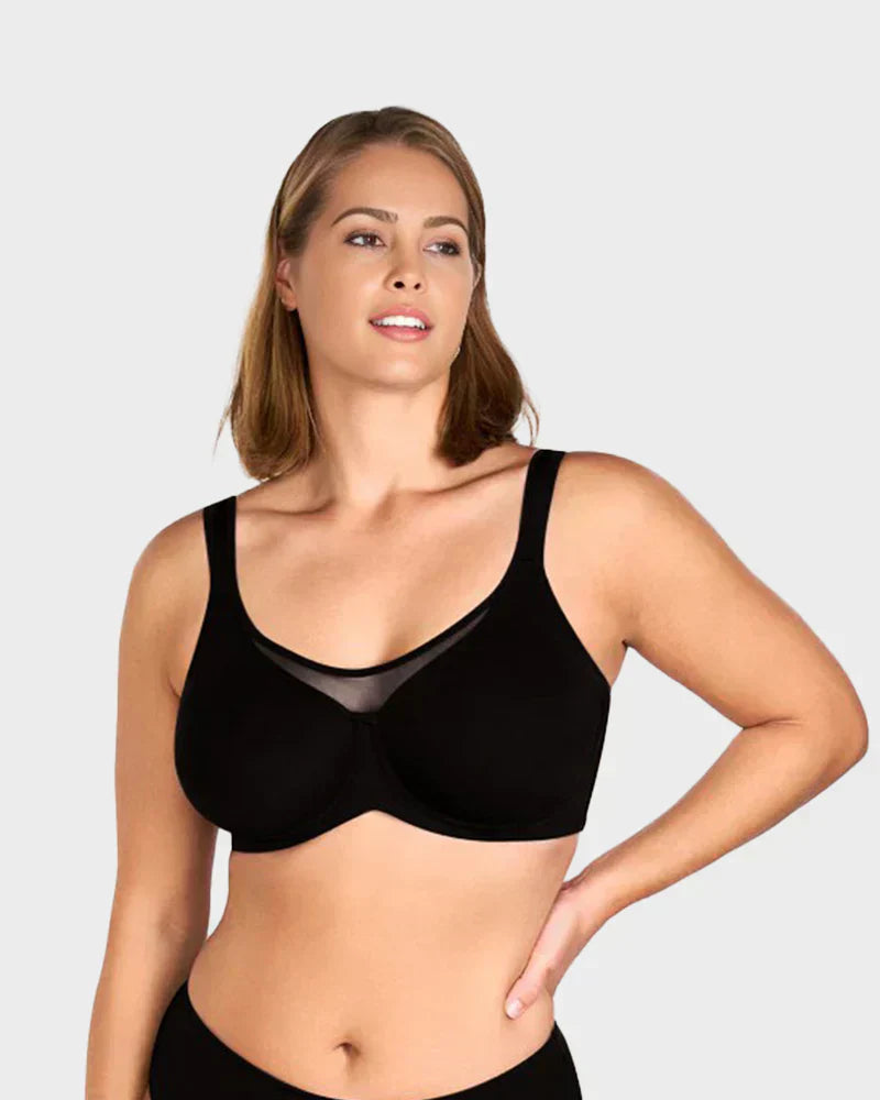 🏆 Viimeisen päivän erikoishinta 9,99 € ! 💐Naisten elegantti, peittävä ja kuulas pluskoon rintaliivi