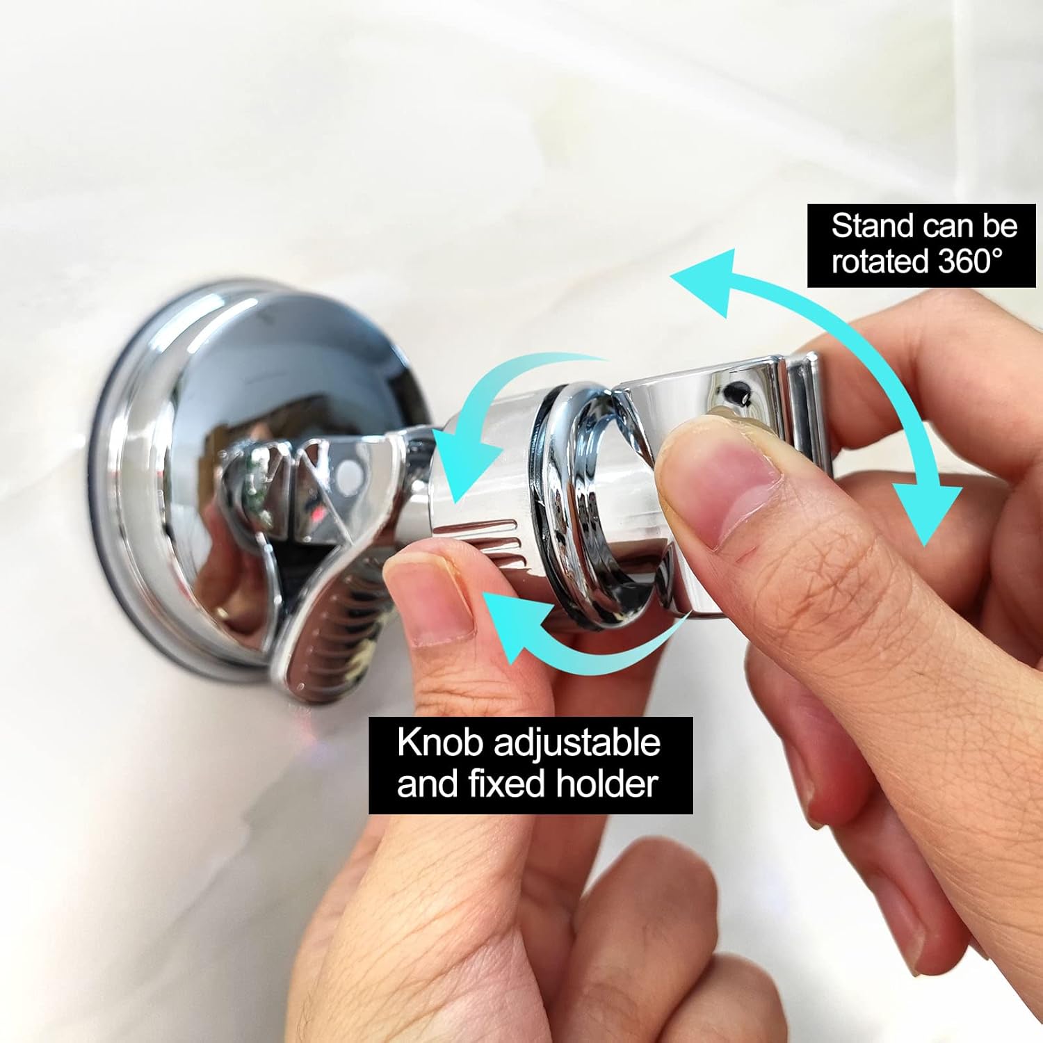 Aseta suihkupääsi juuri sinne missä sitä tarvitset – ilman poraamista! 🚿✨