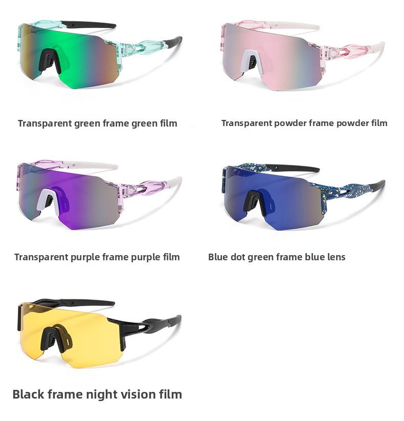 Cycling Glasses - Colorful Windproof UV400 Sports Glasses for Outdoor Fishing, Mountain Bike, Road Cycling & Bicycle Eyewear
