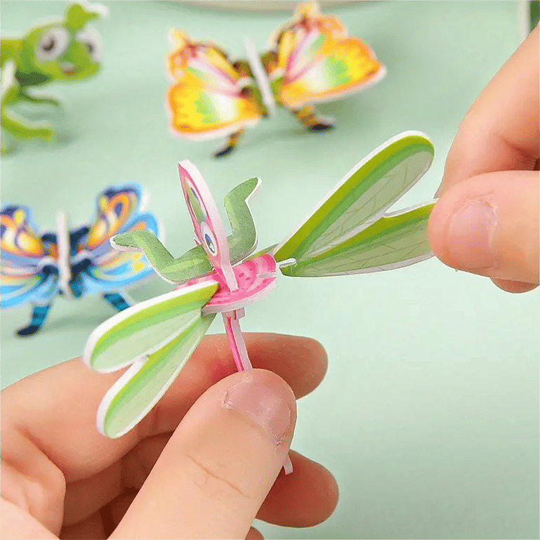 🦖🧩 Ręcznie wykonana logiczna układanka 3D do samodzielnego montażu (25 elementów)  🧠