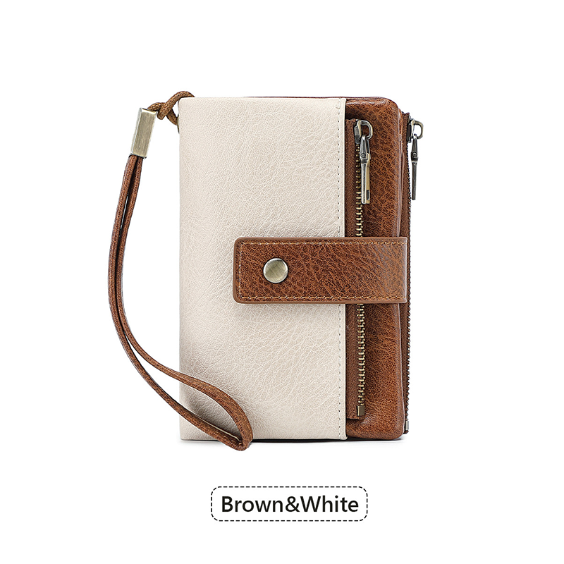 🔥 Rajoitetun ajan tarjous – Naisten retrotyylinen RFID-suojattu kolminkertainen lompakko