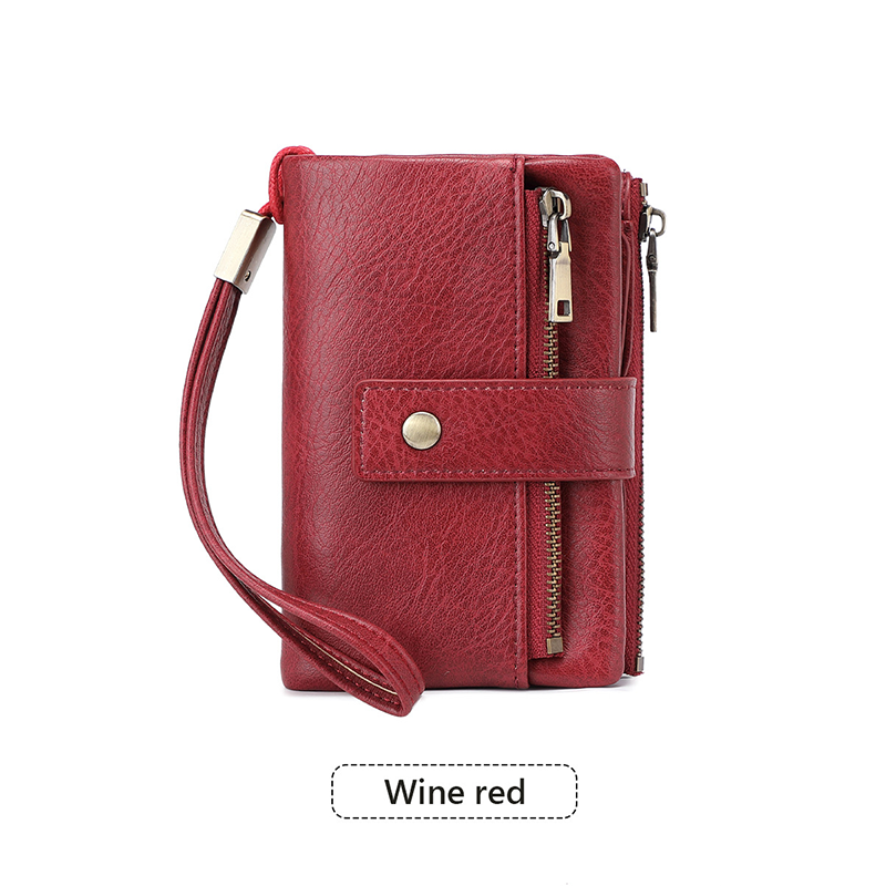 🔥 Rajoitetun ajan tarjous – Naisten retrotyylinen RFID-suojattu kolminkertainen lompakko