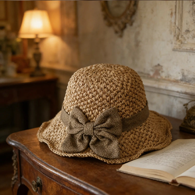 🔥 Kuuma ale 49% ALENNUS 🔥 Tyylikäs kudottu olkahattu rusetilla