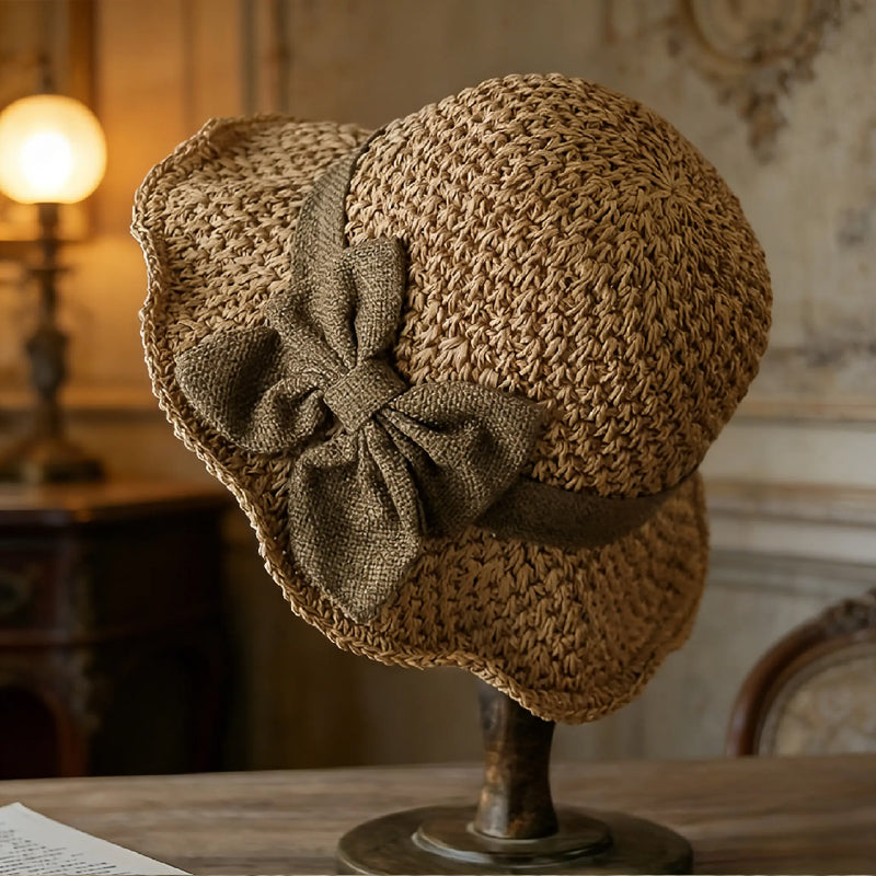 🔥 Kuuma ale 49% ALENNUS 🔥 Tyylikäs kudottu olkahattu rusetilla