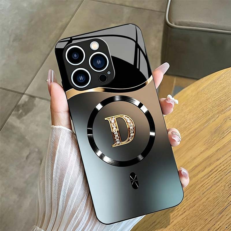 📢📢30% OFF !! ⏰🧲 Stylish Magnetic Shockproof Phone Case with Glossy Finish – Strong Magnetic Lock, Elegant Accents, Drop Protection ✨