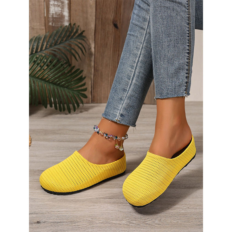 🎁 Uutuudet 2026 -50 % ALENNUS💥 Naisten hengittävät neulotut slip-on-pistokkaat (Mules) – Kevyet & pehmustetut – Helppo pukea ja riisua, täydelliset rentoihin päiviin tai nopeisiin asiointeihin – ilmavat ja mukavat 🌸