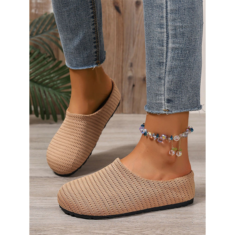 🎁 Uutuudet 2026 -50 % ALENNUS💥 Naisten hengittävät neulotut slip-on-pistokkaat (Mules) – Kevyet & pehmustetut – Helppo pukea ja riisua, täydelliset rentoihin päiviin tai nopeisiin asiointeihin – ilmavat ja mukavat 🌸
