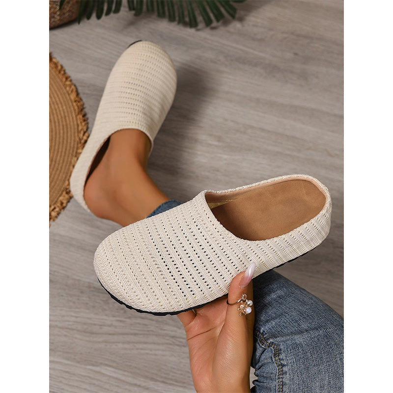 🎁 Uutuudet 2026 -50 % ALENNUS💥 Naisten hengittävät neulotut slip-on-pistokkaat (Mules) – Kevyet & pehmustetut – Helppo pukea ja riisua, täydelliset rentoihin päiviin tai nopeisiin asiointeihin – ilmavat ja mukavat 🌸