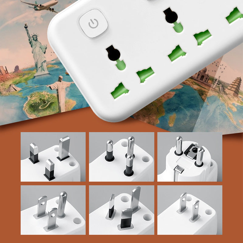 🎉 RAJOITETUN AJAN -50 %! 🔌 Pistorasialaajennus Type-C-latauspistokkeella – 2 USB-porttia, yövaloominaisuus & maailmanlaajuinen pistokeyhteensopivuus ✨