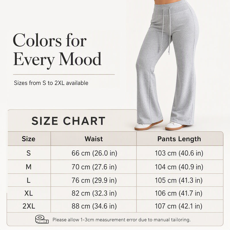 🌸Suosittu uutuus -50 % 👖Naisten korkeavyötäröiset flare-housut