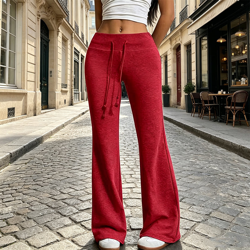 🌸Suosittu uutuus -50 % 👖Naisten korkeavyötäröiset flare-housut