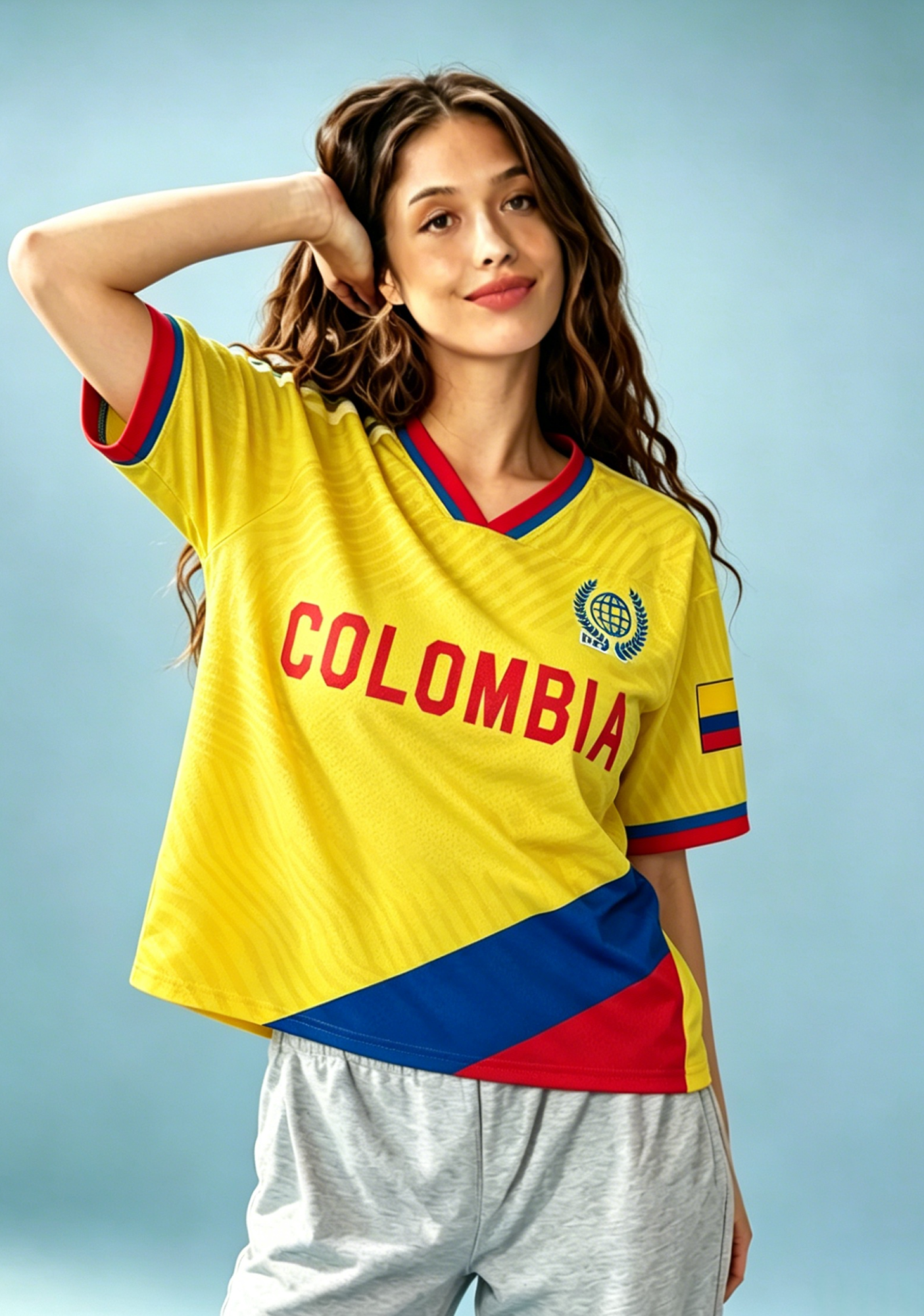 Colombia National Team Fan Mesh Jersey Shirts