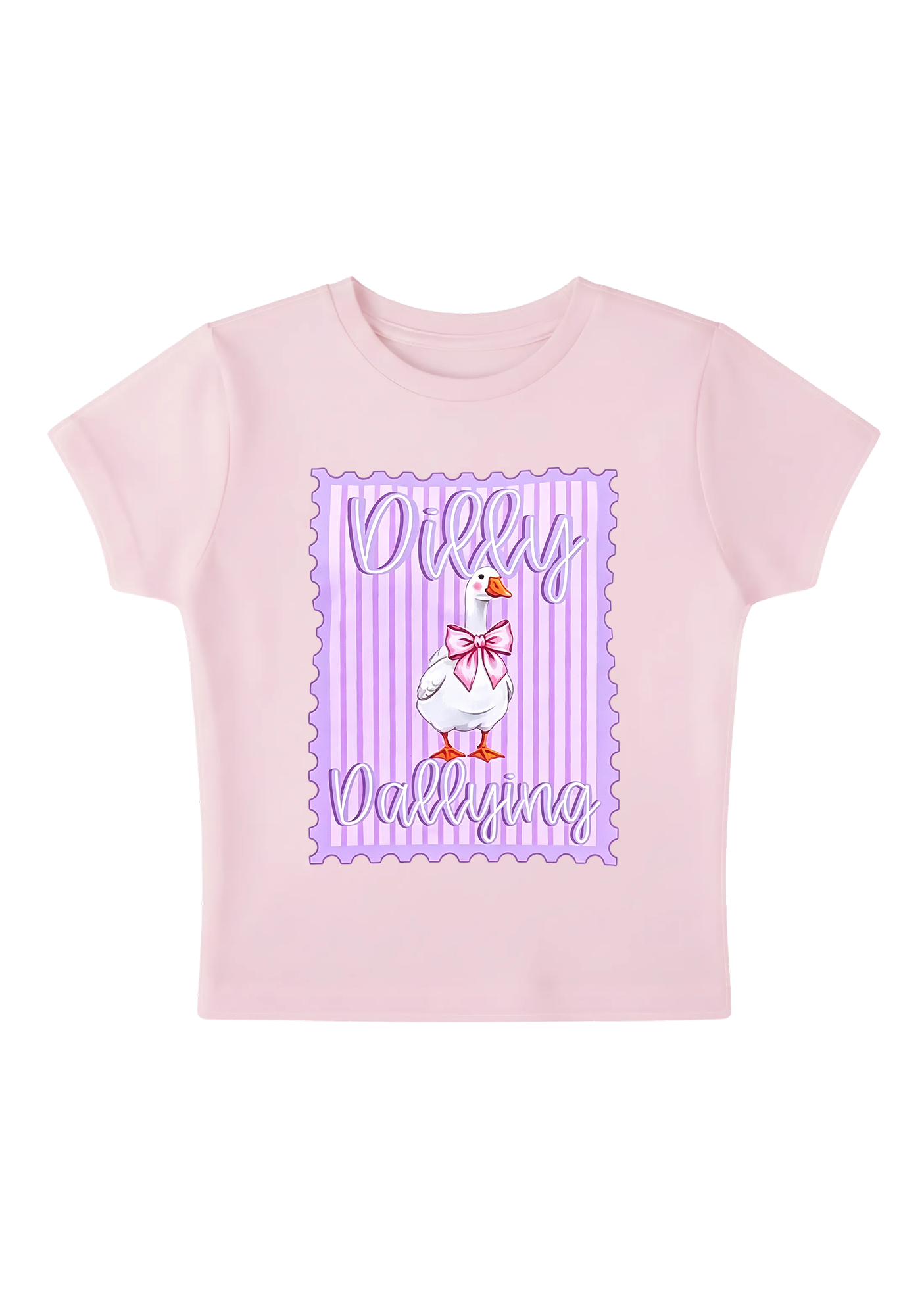 Dilly Dallying Y2K Baby Tee