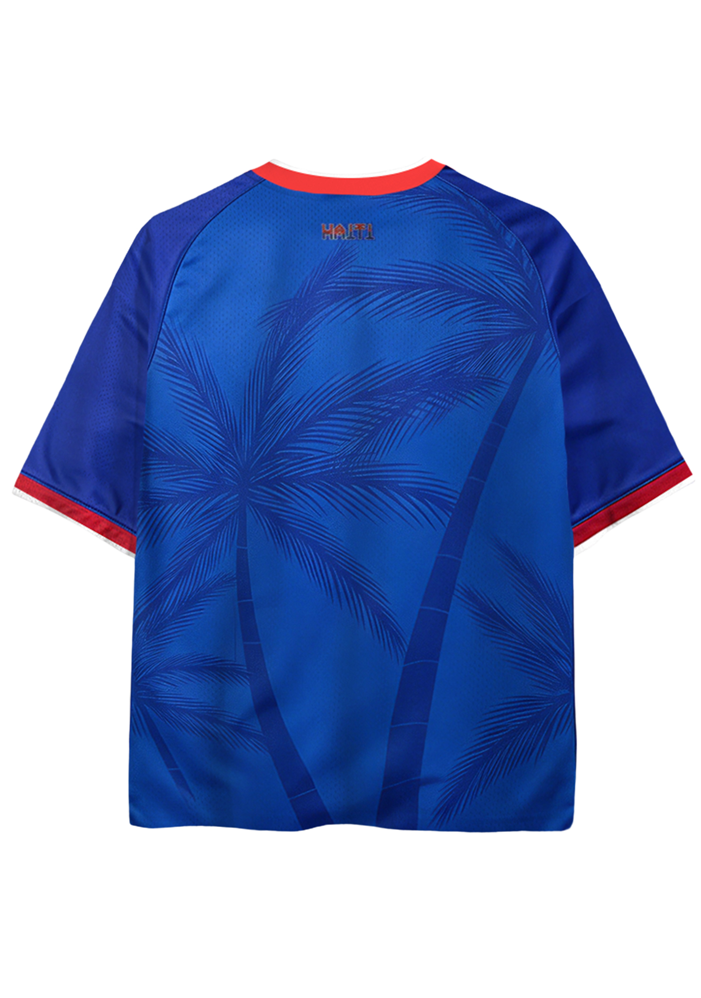 Haiti Historical Flag Graphic Mesh Jersey Shirts