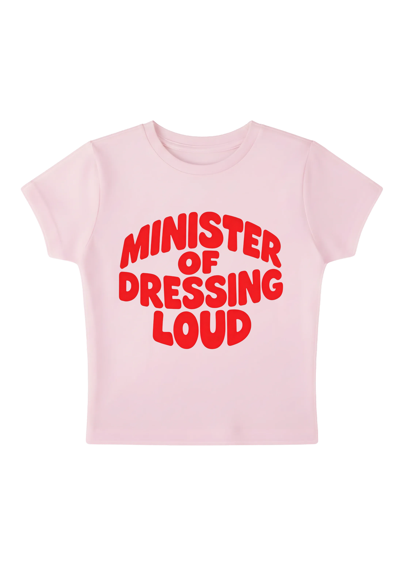 Minister Of Dressing Loud Y2K Baby Tee