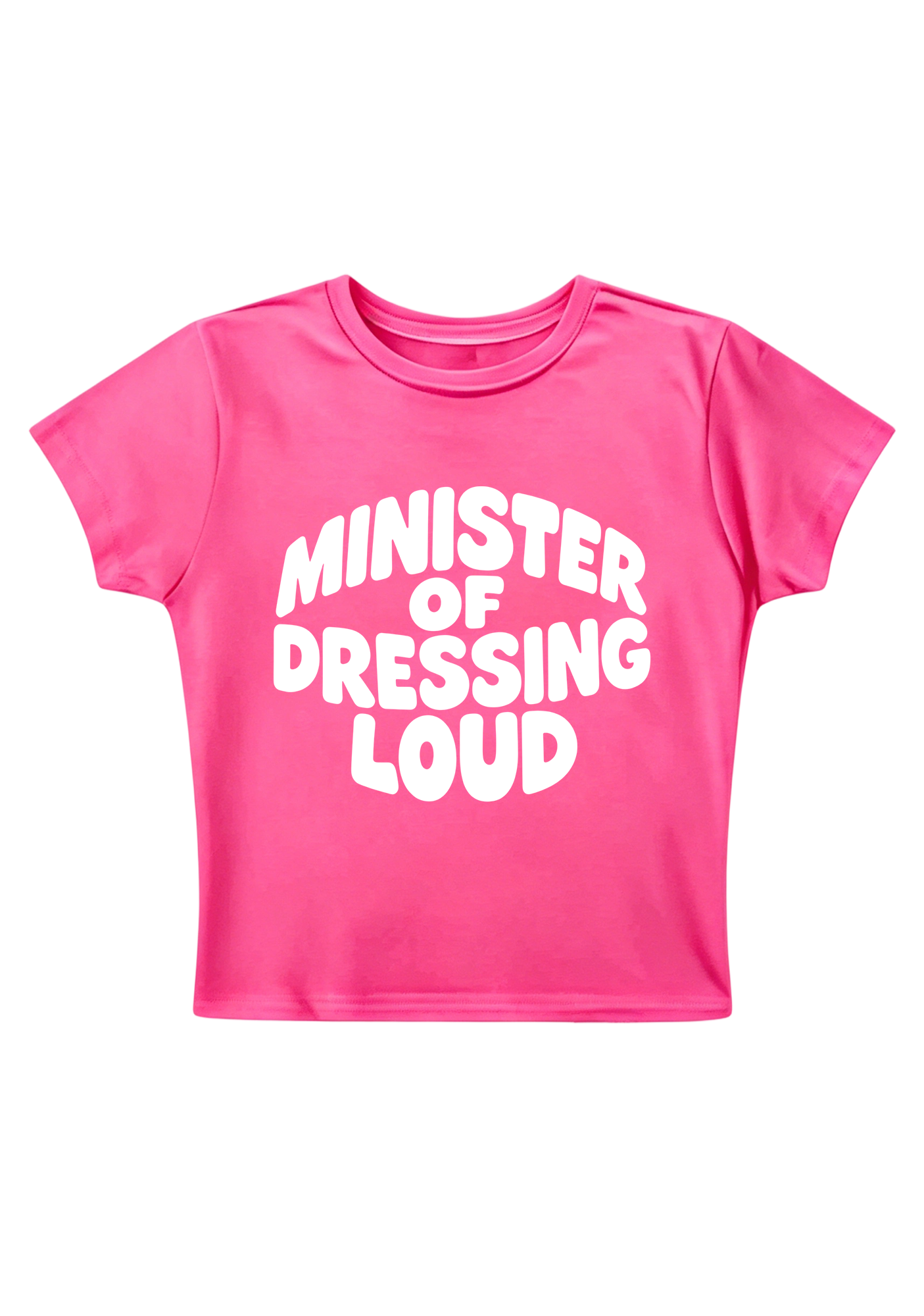 Minister Of Dressing Loud Y2K Baby Tee