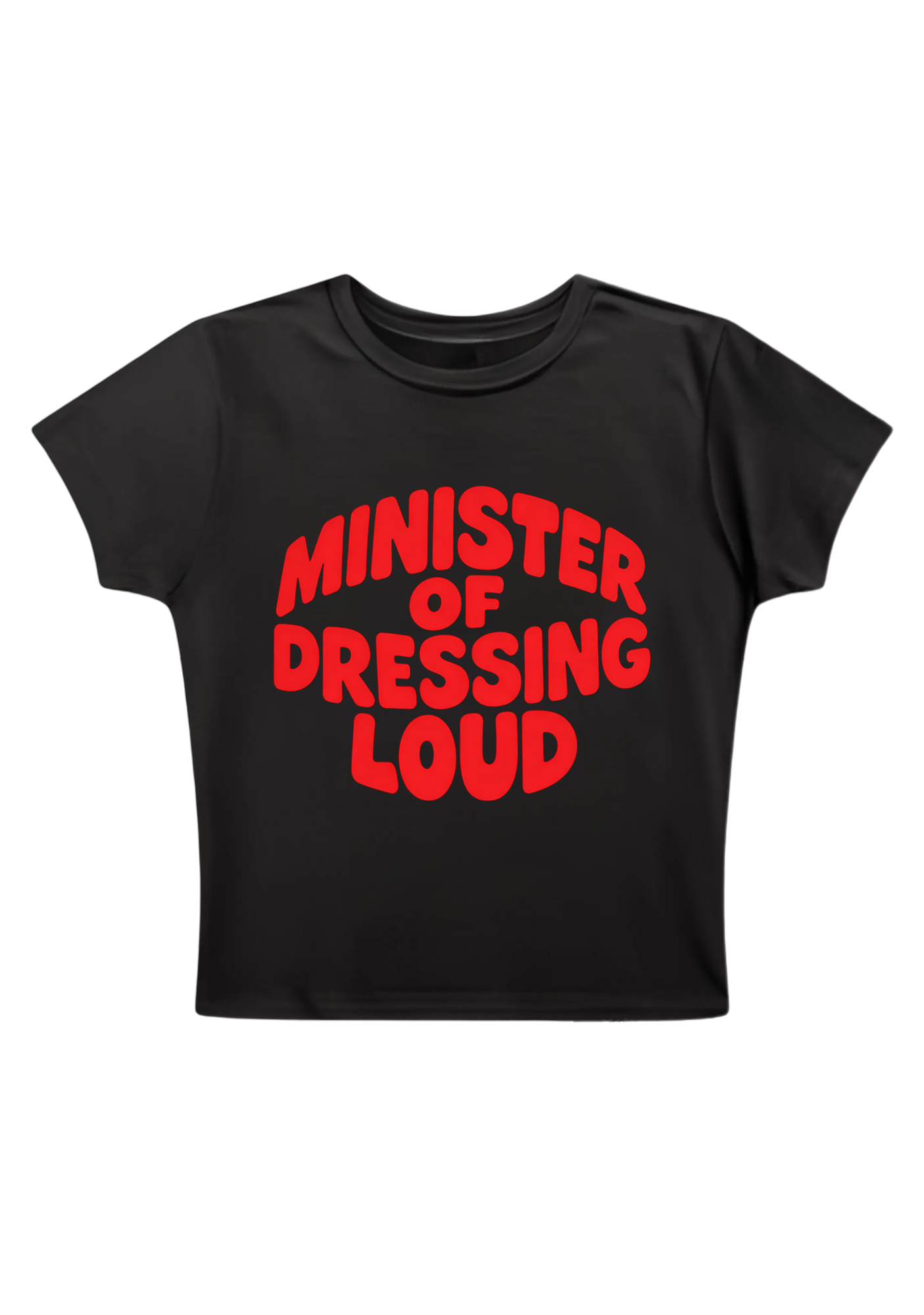 Minister Of Dressing Loud Y2K Baby Tee