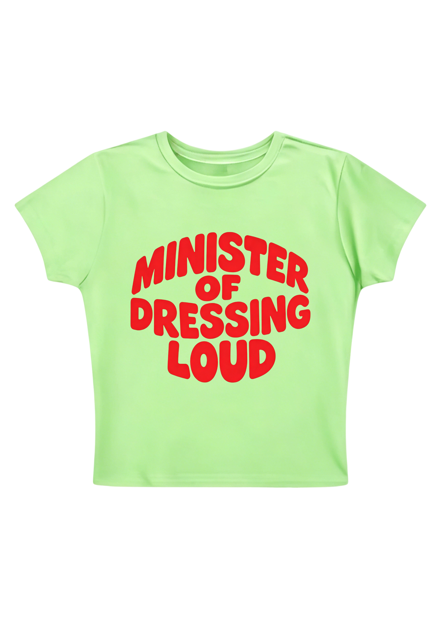 Minister Of Dressing Loud Y2K Baby Tee